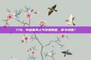 776. 中超最具人气球员调查，你支持谁？