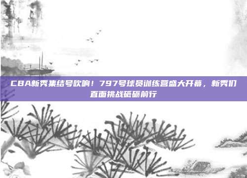 CBA新秀集结号吹响！797号球员训练营盛大开幕，新秀们直面挑战砥砺前行